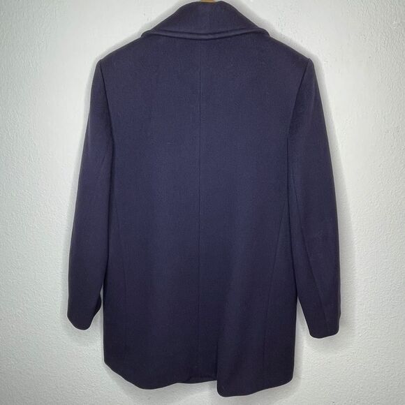 Talbot's Navy Wool Coat - Picture 2 of 7